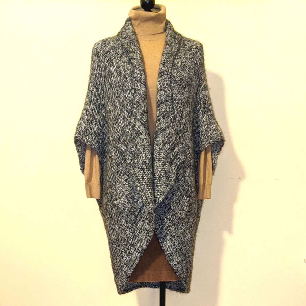 J.Perico Poncho Open Front Cardigan - Picture 1 of 12